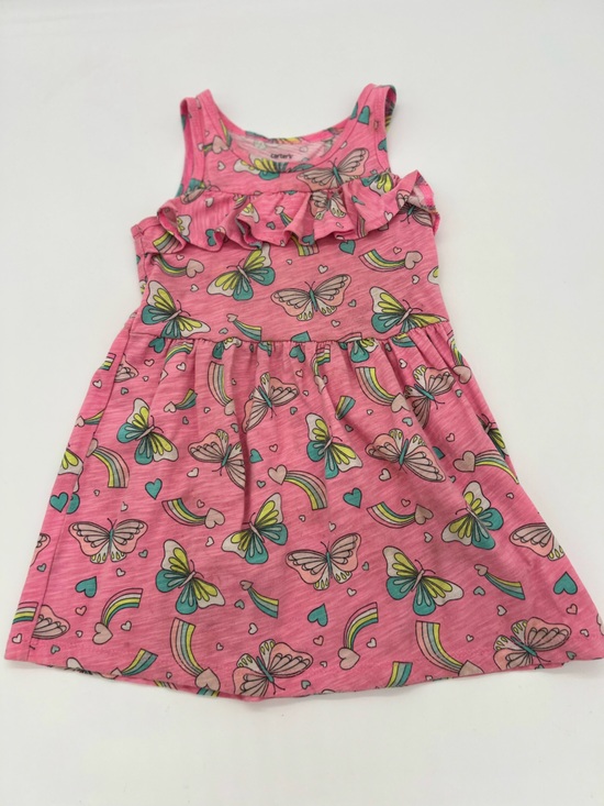 Carter's Other - Carter’s Girls Pink Cotton Butterfly Dress 2T